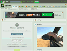 Tablet Screenshot of noelgray.deviantart.com