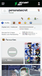 Mobile Screenshot of personalsecret.deviantart.com