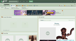 Desktop Screenshot of hothman.deviantart.com
