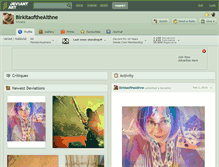 Tablet Screenshot of birkitaoftheaithne.deviantart.com