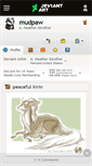 Mobile Screenshot of mudpaw.deviantart.com