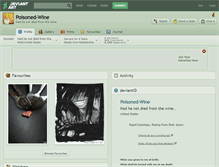 Tablet Screenshot of poisoned-wine.deviantart.com