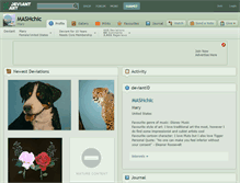 Tablet Screenshot of mashchic.deviantart.com