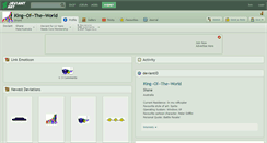 Desktop Screenshot of king--of--the--world.deviantart.com