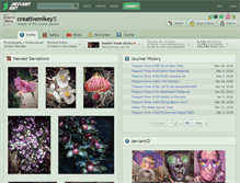 Tablet Screenshot of creativemikey.deviantart.com