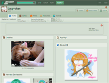 Tablet Screenshot of lucy--chan.deviantart.com