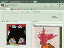 Tablet Screenshot of darker-then-i-seem.deviantart.com