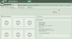 Desktop Screenshot of djmonkeyboy.deviantart.com