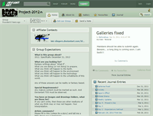 Tablet Screenshot of project-2012.deviantart.com