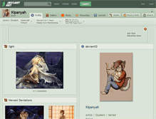 Tablet Screenshot of kipanyah.deviantart.com