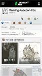 Mobile Screenshot of flaming-raccoon-fox.deviantart.com
