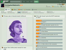 Tablet Screenshot of christopherrobinartz.deviantart.com