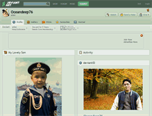 Tablet Screenshot of oceandeep76.deviantart.com