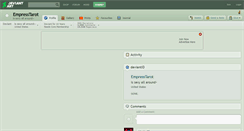 Desktop Screenshot of empresstarot.deviantart.com