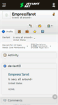 Mobile Screenshot of empresstarot.deviantart.com
