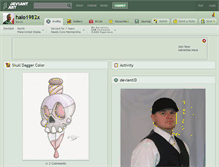 Tablet Screenshot of halo1982x.deviantart.com