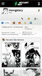 Mobile Screenshot of mewgalaxy.deviantart.com