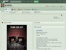 Tablet Screenshot of grombolia.deviantart.com
