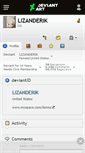 Mobile Screenshot of lizanderik.deviantart.com