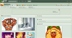 Desktop Screenshot of modeseven.deviantart.com