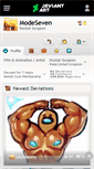 Mobile Screenshot of modeseven.deviantart.com