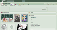 Desktop Screenshot of lenissesartxx1.deviantart.com