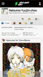 Mobile Screenshot of natsume-yuujin-chou.deviantart.com
