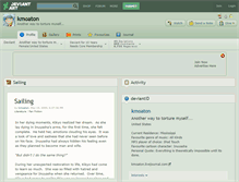 Tablet Screenshot of kmoaton.deviantart.com