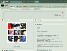 Tablet Screenshot of mdfk.deviantart.com