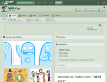 Tablet Screenshot of fhfif-club.deviantart.com