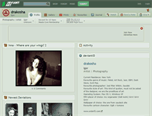 Tablet Screenshot of drakosha.deviantart.com