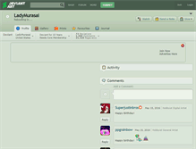 Tablet Screenshot of ladymurasai.deviantart.com