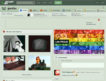 Tablet Screenshot of giantfan.deviantart.com