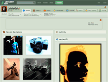Tablet Screenshot of lalalageld.deviantart.com