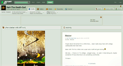 Desktop Screenshot of nari-the-death-god.deviantart.com