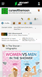 Mobile Screenshot of curseofthemoon.deviantart.com