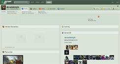 Desktop Screenshot of devastatorplz.deviantart.com