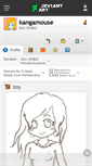 Mobile Screenshot of kangamouse.deviantart.com