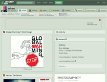 Tablet Screenshot of eriney.deviantart.com