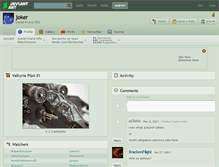 Tablet Screenshot of joker.deviantart.com