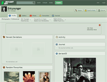 Tablet Screenshot of ericyounger.deviantart.com