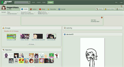 Desktop Screenshot of megamimara.deviantart.com
