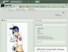 Tablet Screenshot of gaki-toki.deviantart.com