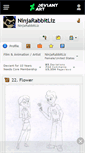 Mobile Screenshot of ninjarabbitliz.deviantart.com