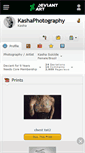 Mobile Screenshot of kashaphotography.deviantart.com