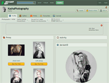Tablet Screenshot of kashaphotography.deviantart.com