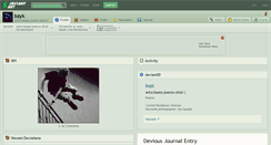 Desktop Screenshot of bzyk.deviantart.com