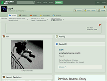 Tablet Screenshot of bzyk.deviantart.com