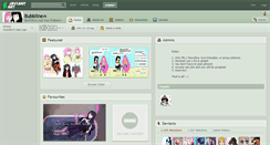 Desktop Screenshot of bubbline.deviantart.com