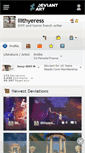 Mobile Screenshot of ilithyeress.deviantart.com